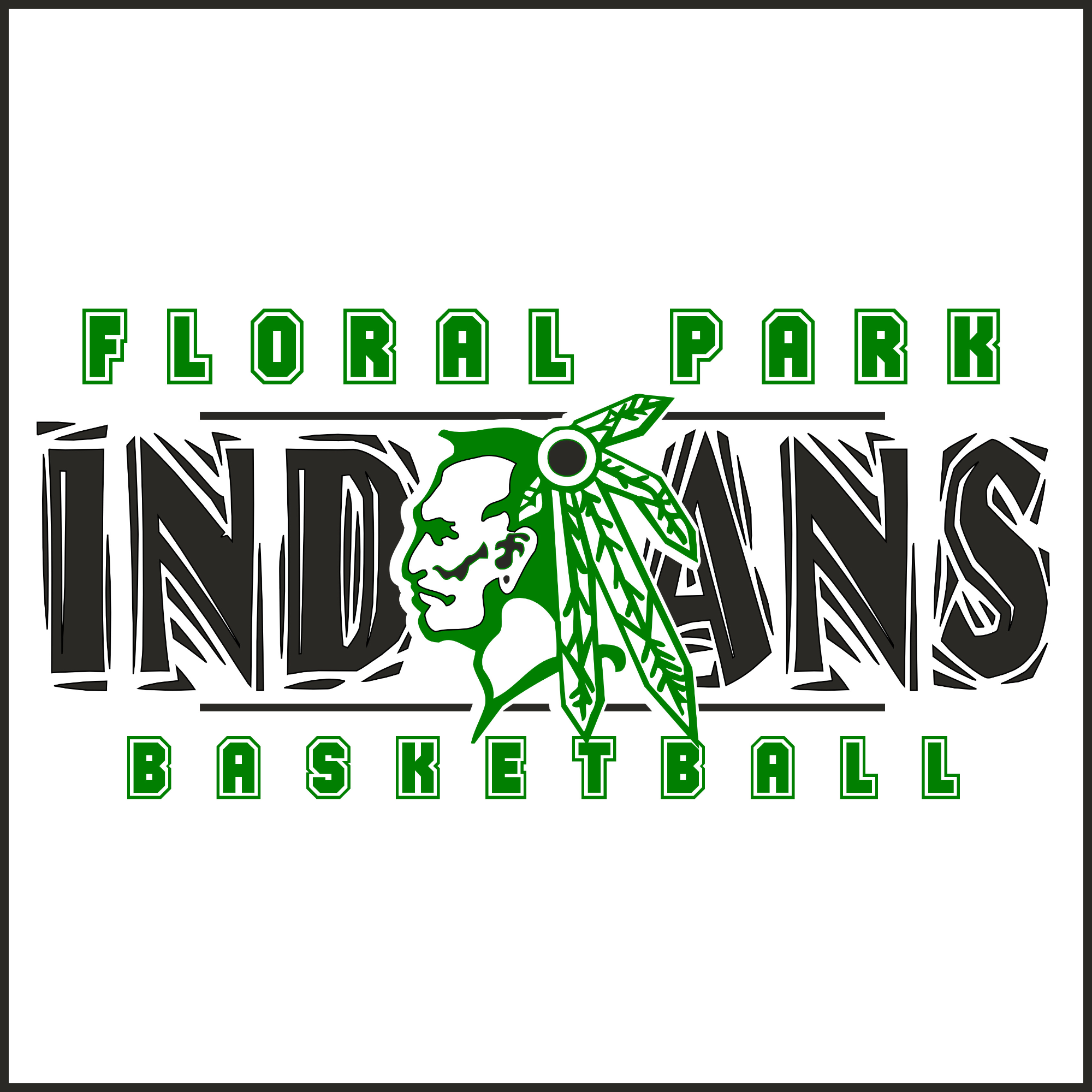 Indians Basketball Logo